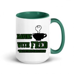 15oz Ceramic Mug with Color Inside