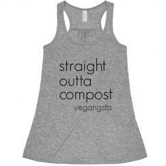 straight outta... racerback tank