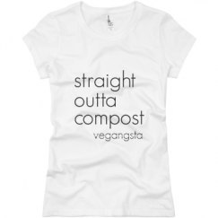 Ladies Slim Fit Basic Promo Jersey Tee