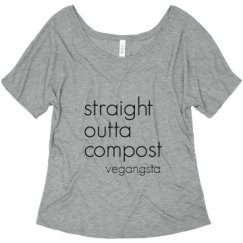 Ladies Flowy Slouchy Tee