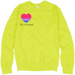 Unisex Neon Crewneck Sweatshirt