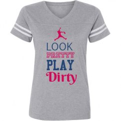 Ladies Relaxed Fit Vintage Sports Tee