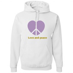 Love peace hoodie new