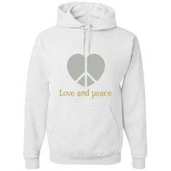 Silver and gold sweatshirt