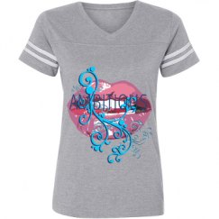 Ladies Relaxed Fit Vintage Sports Tee