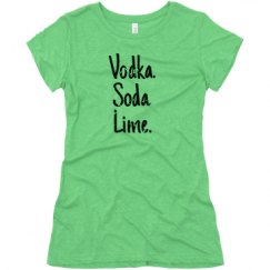 Ladies Slim Fit Super Soft Triblend Tee