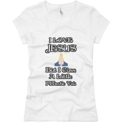 Ladies Slim Fit Basic Promo Jersey Tee