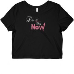 Ladies Slim Fit Crop Top Tee