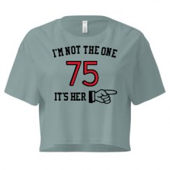 Ladies Festival Cali Crop Top Tee