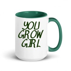 15oz Ceramic Mug with Color Inside