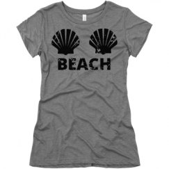 Ladies Slim Fit Super Soft Triblend Tee