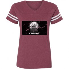 Ladies Relaxed Fit Vintage Sports Tee