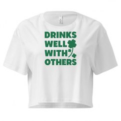 Ladies Festival Cali Crop Top Tee