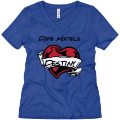 Ladies Relaxed Fit V-Neck Tee