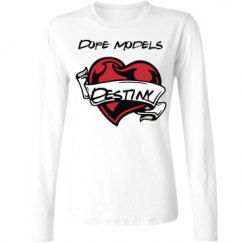 Ladies Relaxed Fit Basic Long Sleeve Tee