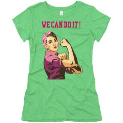 Ladies Slim Fit Super Soft Triblend Tee