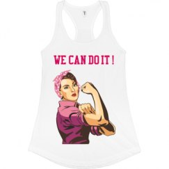 Ladies Slim Fit Racerback Tank Top
