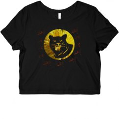 Ladies Slim Fit Crop Top Tee