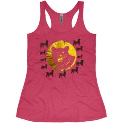 Ladies Slim Fit Super Soft Racerback Triblend Tank