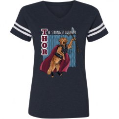 Ladies Relaxed Fit Vintage Sports Tee