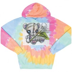 Unisex Tie-Dye Fleece Hoodie