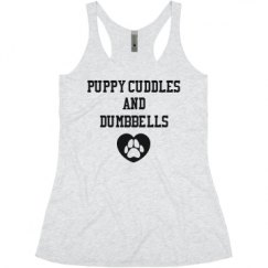 Ladies Slim Fit Super Soft Racerback Triblend Tank