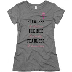 Ladies Slim Fit Super Soft Triblend Tee