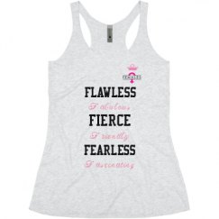 Ladies Slim Fit Super Soft Racerback Triblend Tank
