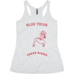 Ladies Slim Fit Super Soft Racerback Triblend Tank