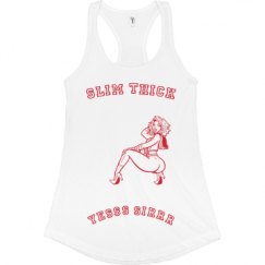 Ladies Slim Fit Racerback Tank Top