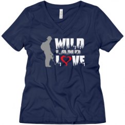 Ladies Relaxed Fit V-Neck Tee