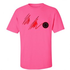 Unisex Ultra Cotton Safety Neon Crewneck Tee