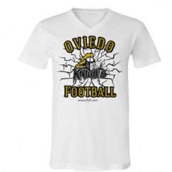 Unisex V-Neck Jersey Tee