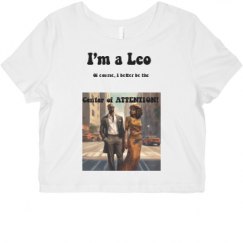 Ladies Slim Fit Crop Top Tee