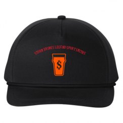 Snapback Five-Panel Rope Hat