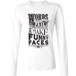 Ladies Relaxed Fit Basic Long Sleeve Tee