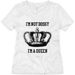 Ladies Relaxed Fit V-Neck Tee