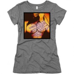 Ladies Slim Fit Super Soft Triblend Tee