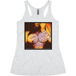 Ladies Slim Fit Super Soft Racerback Triblend Tank