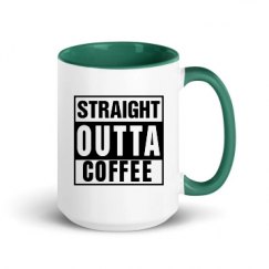 15oz Ceramic Mug with Color Inside