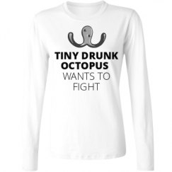 Ladies Relaxed Fit Basic Long Sleeve Tee