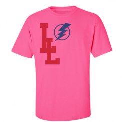 Unisex Ultra Cotton Safety Neon Crewneck Tee