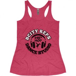 Ladies Slim Fit Super Soft Racerback Triblend Tank