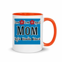 11oz Ceramic Mug with Color Inside