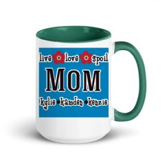 15oz Ceramic Mug with Color Inside
