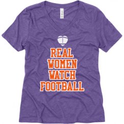 Ladies Relaxed Fit Super Soft Triblend V-Neck Tee