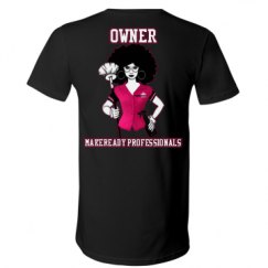 Unisex V-Neck Jersey Tee