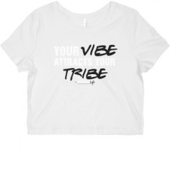 Ladies Slim Fit Crop Top Tee