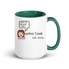 15oz Ceramic Mug with Color Inside