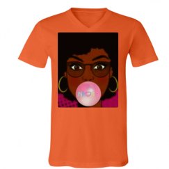 Unisex V-Neck Jersey Tee